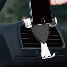 

Car Holder For iphone X Samsung S9 Gravity Reaction Air Vent Mount Phone Holder For Xiaomi mi8 Huawei P9 Mobile Phone Car Holder