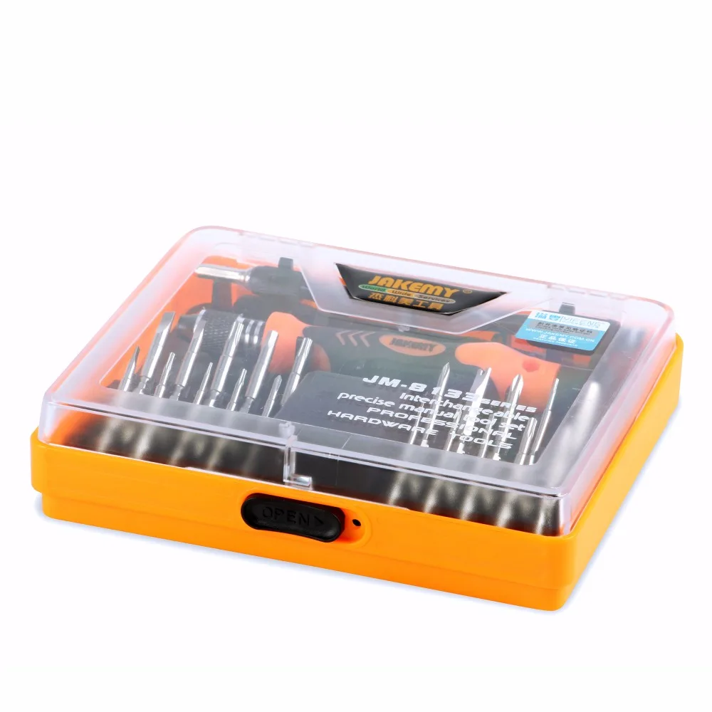 JAKEMY 23 in 1 Screwdriver Set Disassembled Tool With Magnetic For Home Maintenance Precision Screwdriver Bit For Phones