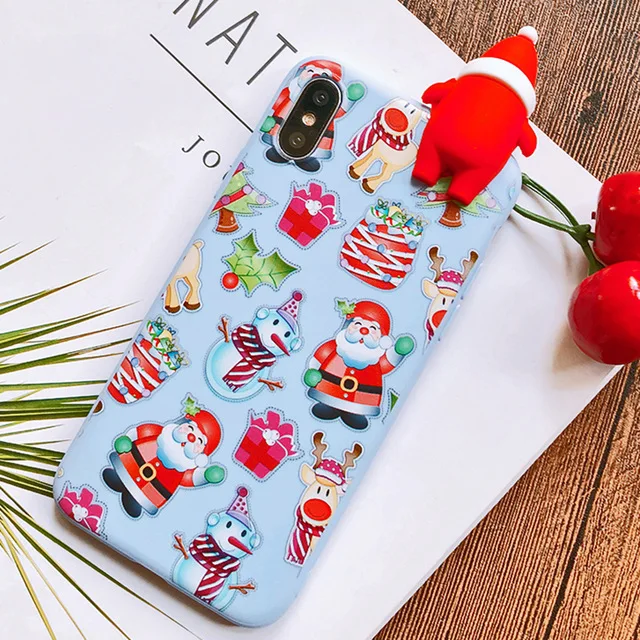 New-year-gift-Phone-Case-For-Huawei-P20-lite-Cute-Cartoon-Christmas-Santa-Claus-Elk-Soft.jpg_640x640