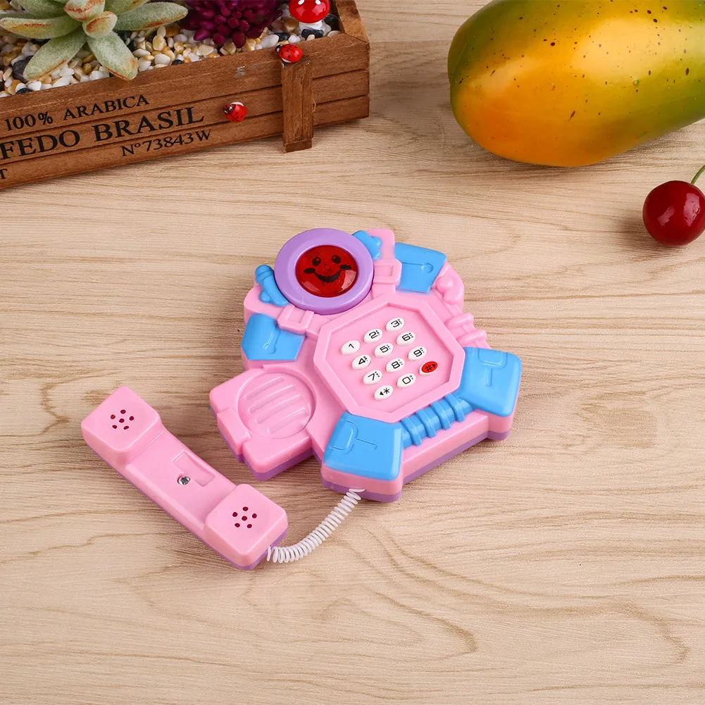 

Developing Intelligence Learing Infant Baby Kid Cartoon Musical mobile Phone Toy