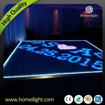 

Wholesale Price LED Video Dance Floor P10cm RGB Video Dance Floor 4 pcs with PC controller