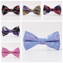 Винтажный галстук-бабочка в клетку мужские галстуки-бабочки традиционные полосатые цветочные бабочки для жениха деловые Свадебные