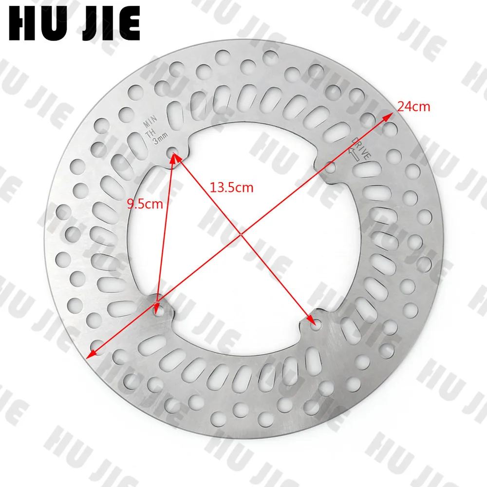 Мотоциклетные передние тормозные ротор дискового тормоза для Honda CRM50 CRM75 CR125 XLR125 CRF230 CRM250 AX-1 XLR250