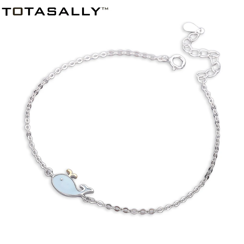 

TOTASALLY Simple Pretty Lovely Lightly Female Bracelets Real 925 Sterling Silver Bangles Hot Fashion Designer For Girly