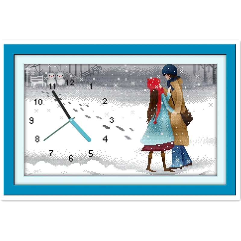 Warm Feeling Embroidery Cross Set Home Decor Chinese Counted Stitch Pattern 11CT 14CT Printed On Canvas Kit | Дом и сад