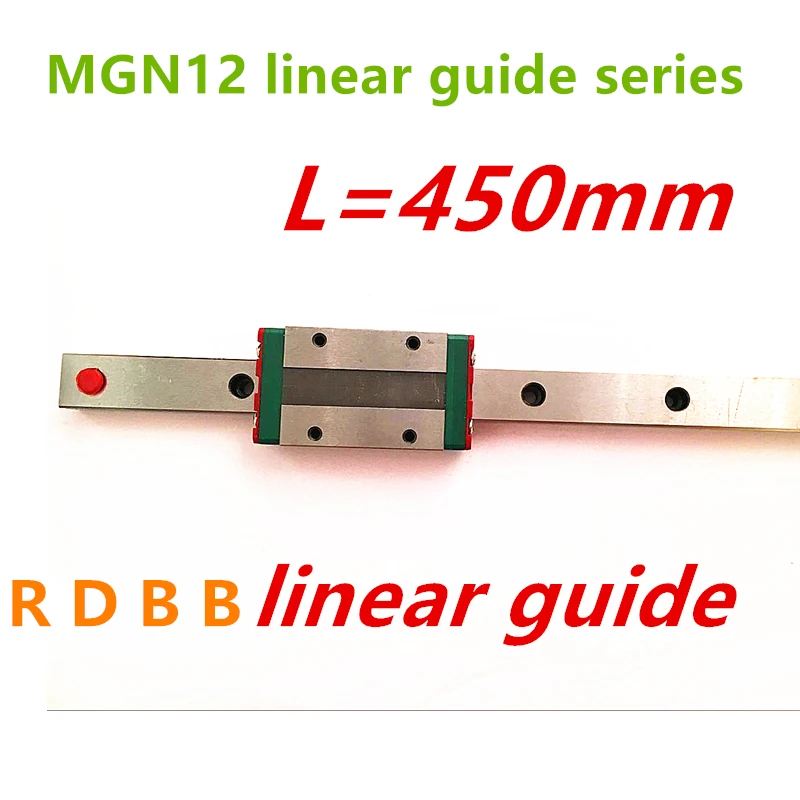 

Kossel Mini for 12mm Linear Guide MGN12 450mm linear rail + MGN12H Long linear carriage for CNC X Y Z Axis 3d printer part