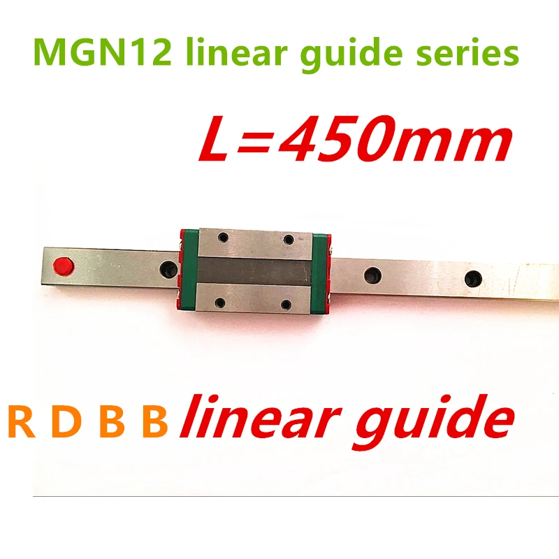 Коссель мини для 12 мм линейный руководство MGN12 450 мм линейный рельс+ MGN12H Длинные линейные перевозки для ЧПУ X Y Z оси 3d принтер Часть