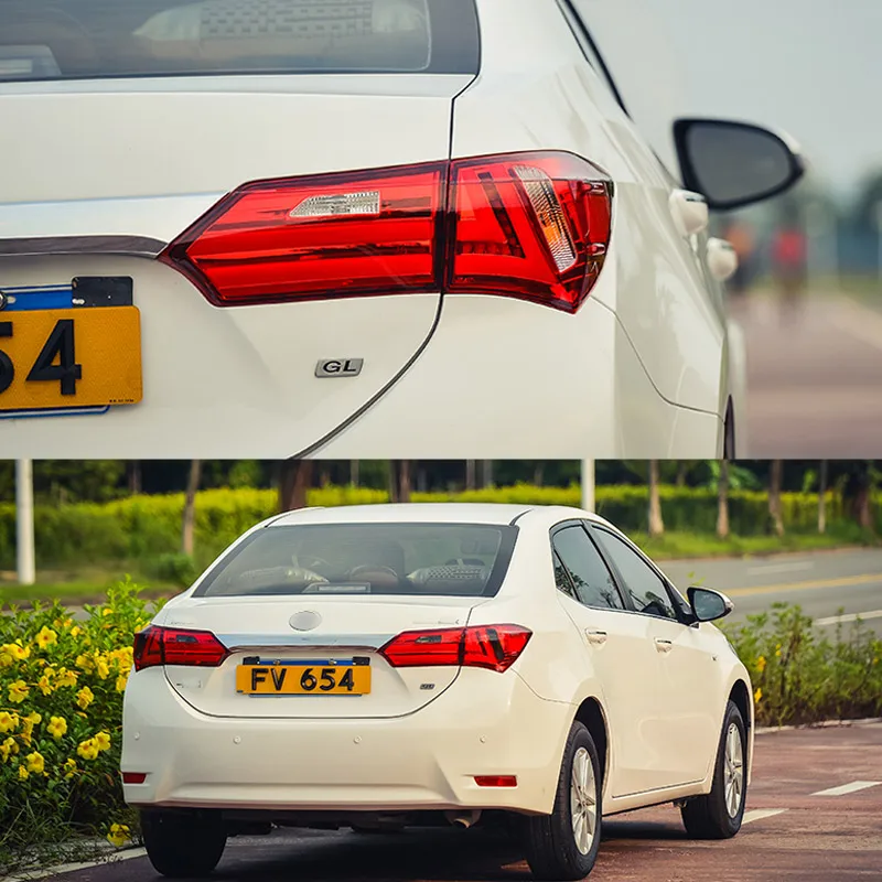 Светодиодный задний светильник для Toyota Corolla с левой и правой стороны светодиодный задний фонарь ходовой светильник задний фонарь