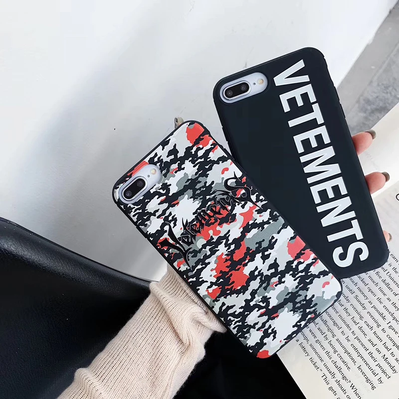 Роскошный Камуфляжный Мягкий силиконовый чехол для телефона Kanye Street Trend iphone 6 6plus 7