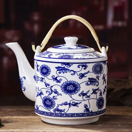 Цзиндэчжэнь, Китай керамический чайник большой емкости фарфоровый чайник высокая термостойкость винтажный чайник для холодной воды