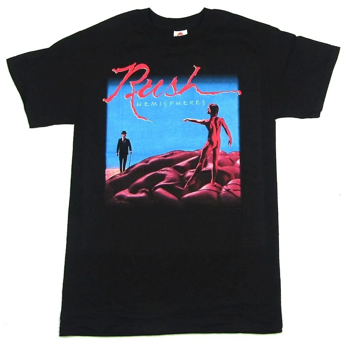 

Rush Hemispheres Brain Black T Shirt
