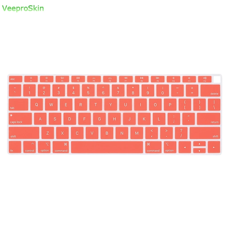 Чехол для клавиатуры Macbook Air 13 защитный силиконовый чехол A1932 2018 выпуска|Чехлы
