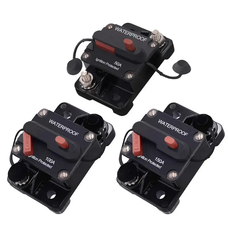 

CS-642A2 Manual Reset IP67 Waterproof E99 Circuit Breaker Fuse Inverter+Switch for Car Light