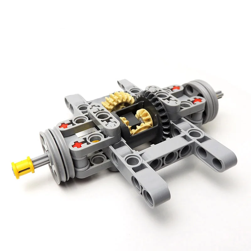 Technic Rear-wheel Drive Framed Differential Gear Kit Chassis Parts System Sets with Power Motors Toys Compatible with legoess