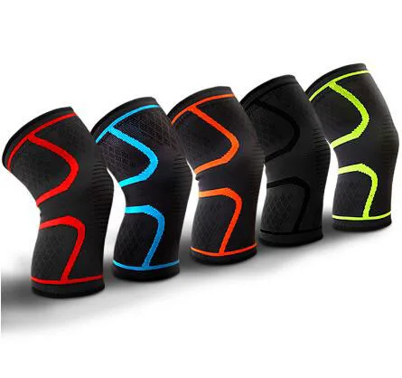 

1PCS Knee Brace Fitness Running Cycling Knee Support Braces Elastic Nylon Sport Compression Knee Pad Sleeve for Basketball Men