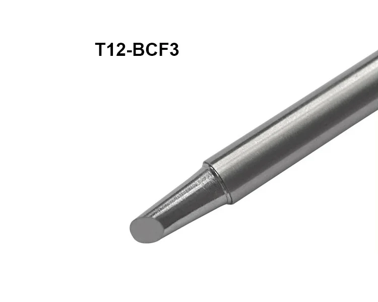 

Gudhep T12 Tips BCF3 WeldingTips T12 Soldering Iron Tips for 70W 24V FX950 FX951 Soldering Rework Station