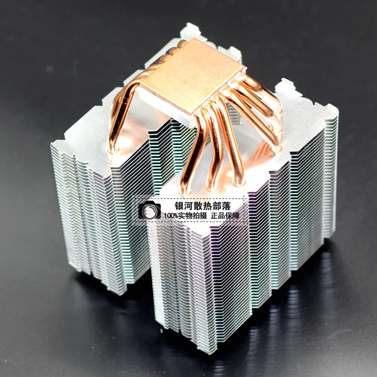 para Intel Amd Tubo de Calor Plataforma Cobre Computador Cpu Cooler Silencioso Mudo Fanless Radiador Refrigeração 775 115x1366 Am3 6 - Imagem 3
