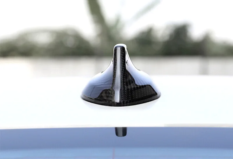 Decorative CARBON FIBER Antenna Shark Fin cover For BMW x6 F16 /x5 F15