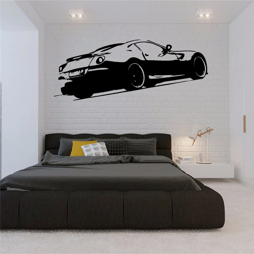 Racing Inspiration Wall Vinyl Decal Removable living Modern Design Wall Decals Removable Poster