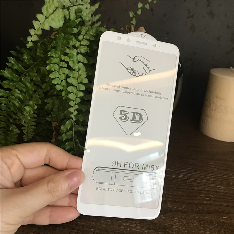 Защитное стекло Tfshining 5D закаленное для Xiaomi MI 6 6X 8 SE 5X Xiomi Redmi Note 5 Pro|Защитные стёкла и