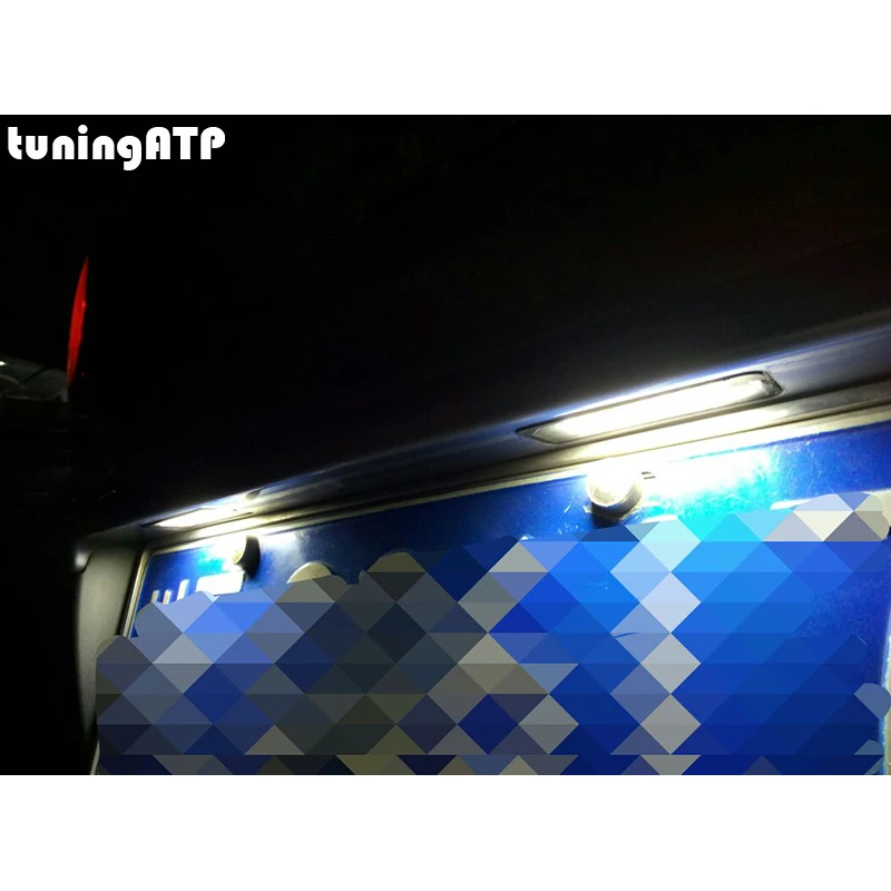Яркий белый светодиодный номерной знак 18 SMD для SEAT Leon Mk2 Mk3 Exeo Sedan ST|seat led lights|seat leon