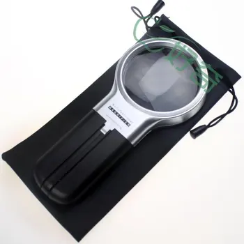 

hand magnifier with light kid fun toy ,old man's reading tools
