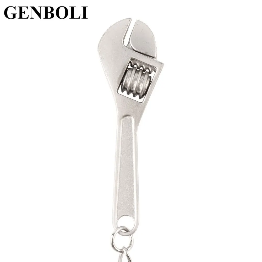 

Multifunctional 1pc New charming novelty Metal Adjustable Tool Wrench Spanner Key Chain Ring Keyring Pocket Tools
