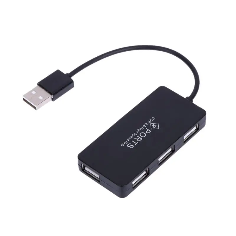 4 порта usb-хаб высокоскоростной USB 2,0 концентратор Мульти usb разветвитель расширение мини-концентратор для ПК ноутбука Sup порты Windows8 Windows7 продвижение