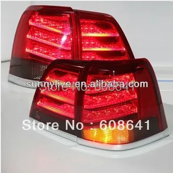 

Land Cruiser FJ200 LC200 LED Tail Lamp Red Black 2008-2013 year YZ