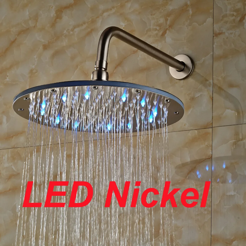 Compare Prices on Led Rain Shower Head Brushed Nickel