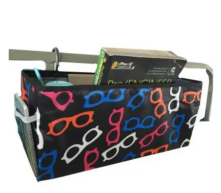 

2019 Oxford Cloth Bedside Storage Hanging Basket Caddy Bed Storage Organizer Basket for Organizing Tablet Magazine Cellphone