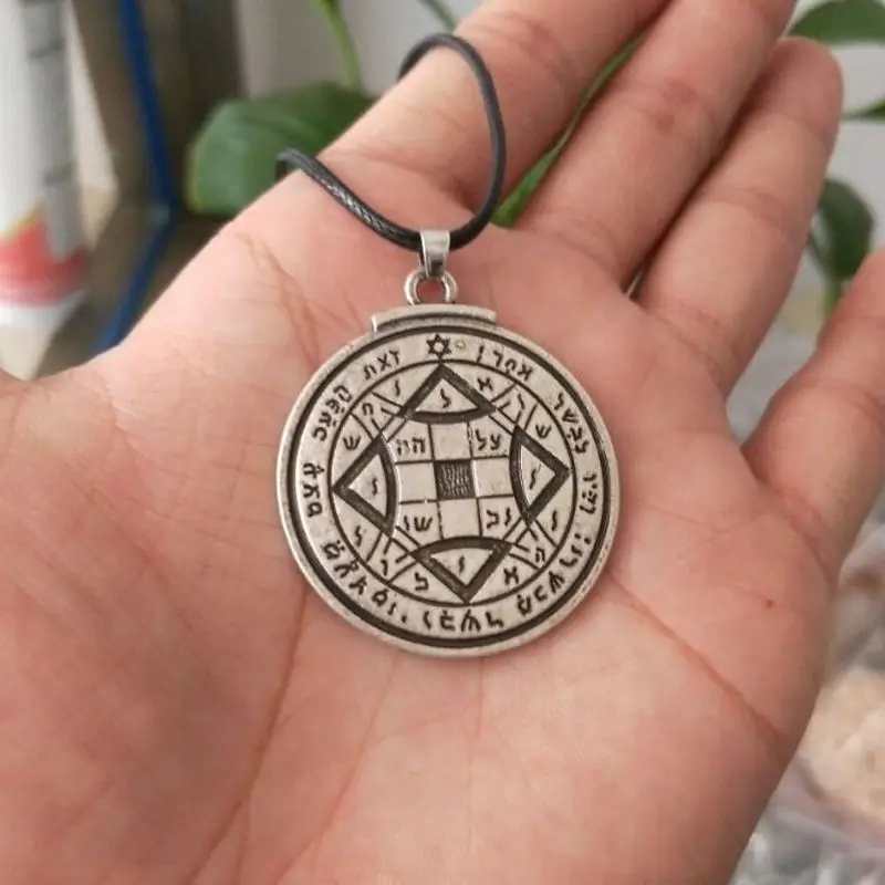 Solomon amulets five hood sealed pendant Viking necklaces love sealed aisle necklaces (7)