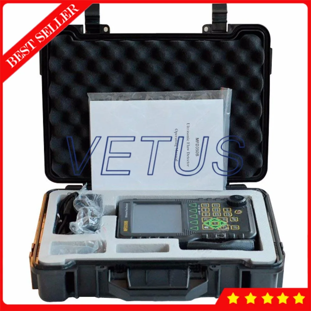 Многоцветный TFT LCD дисплей Портативный цифровой ультразвуковой дефектоскоп MFD350B