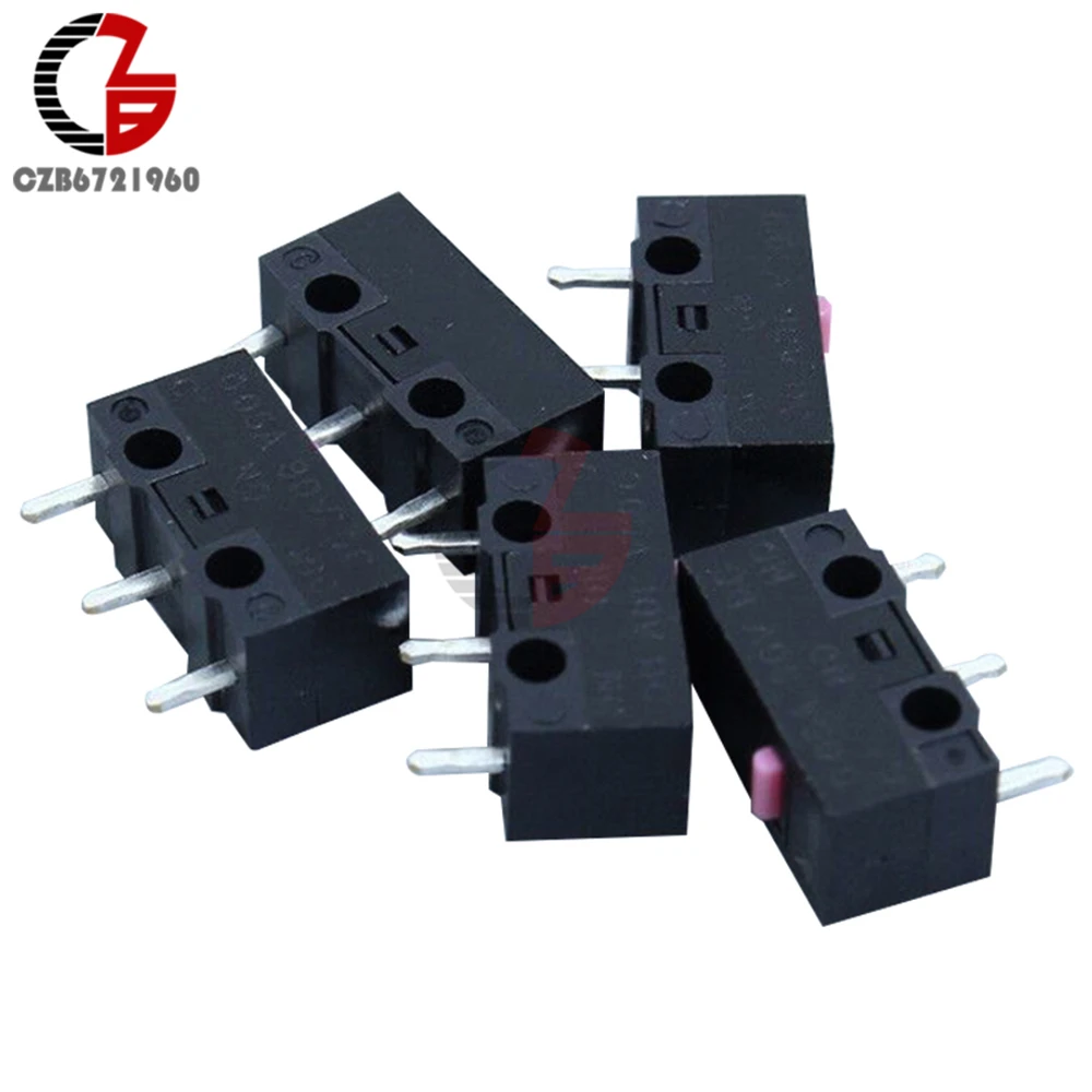 

10pcs 12.8*5.8*6.5mm Mouse Microswitch Stable Pushbutton Switches
