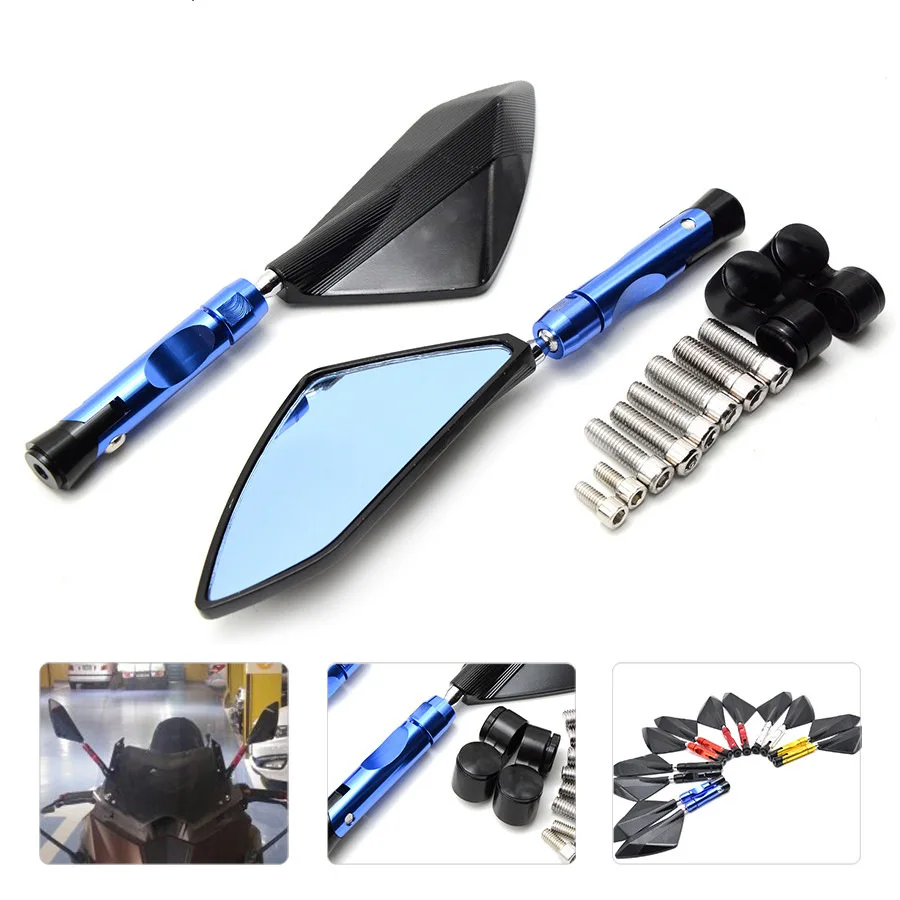 

for Aluminum Anti-reflect Motorcycle Rearview Mirror Universal Side View Mirrors for tmax 530 motorcycle mirror retrovisor moto