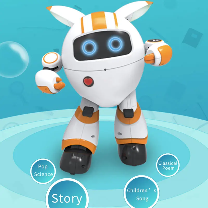 

Educational Robot Puzzle Robot Voice-Robot Multicolor Decor Indoor for R14 Music Cool Kids Dancing Toy Music Toy Puzzle Model