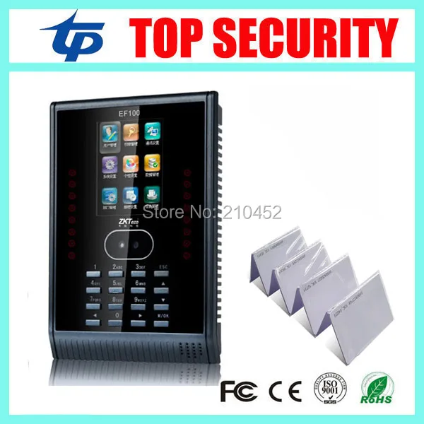

ZK face time and attendance system with RFID card reader TCP/IP SSR face time attendance work with or without software