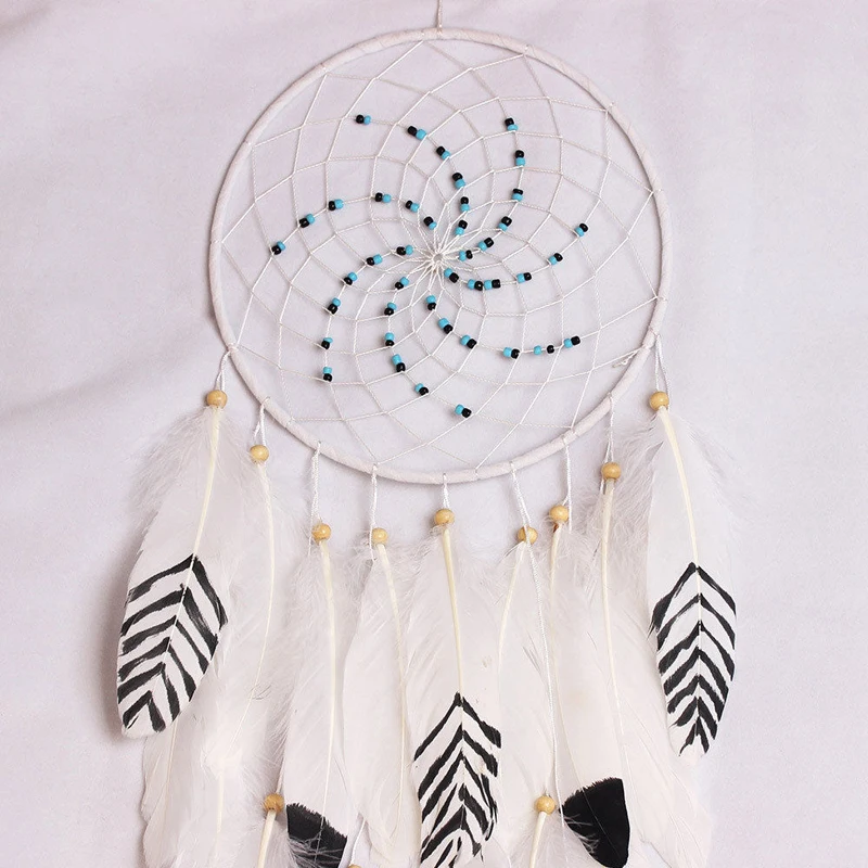 2019 new White Big Indian Hanging Dream Catcher Handmade Craft Car Wall Decoration