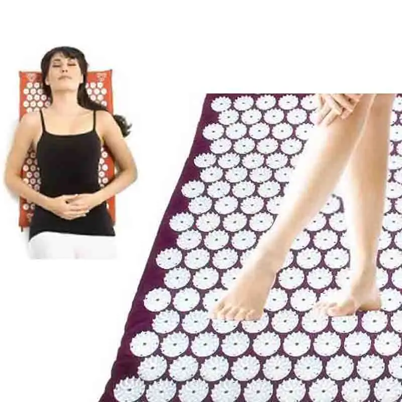 women Yoga Mat Shakti Pilates Spike Yoga Bed Nails Mat Pain Relief