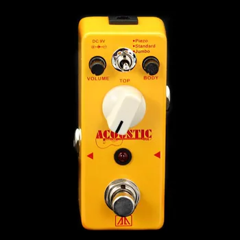 

AAS-5 Acoustic Guitar Simulator Guitar Effect Pedal 3 Modes Aluminum Alloy Body True Bypass