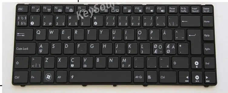 Клавиатура для Asus U30 U31 U32 U35 U36 U40 U41 U45 UL80 U82 UL30 X32 X43 X45 X4M