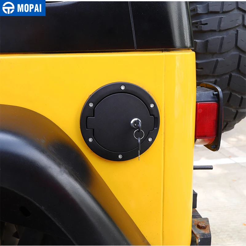 MOPAI крышка бака для Jeep Wrangler TJ автомобильный масляный топливный бак крышка с ключом замок крышка для Jeep Wrangler TJ 1997-2006 автомобильные аксессуары