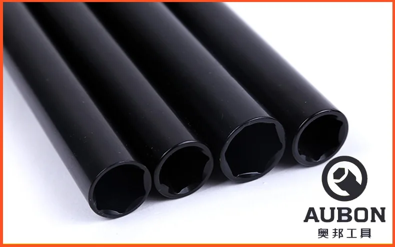 24mm preto soquete pneumático extra-profundo 15cm 20cm comprimento