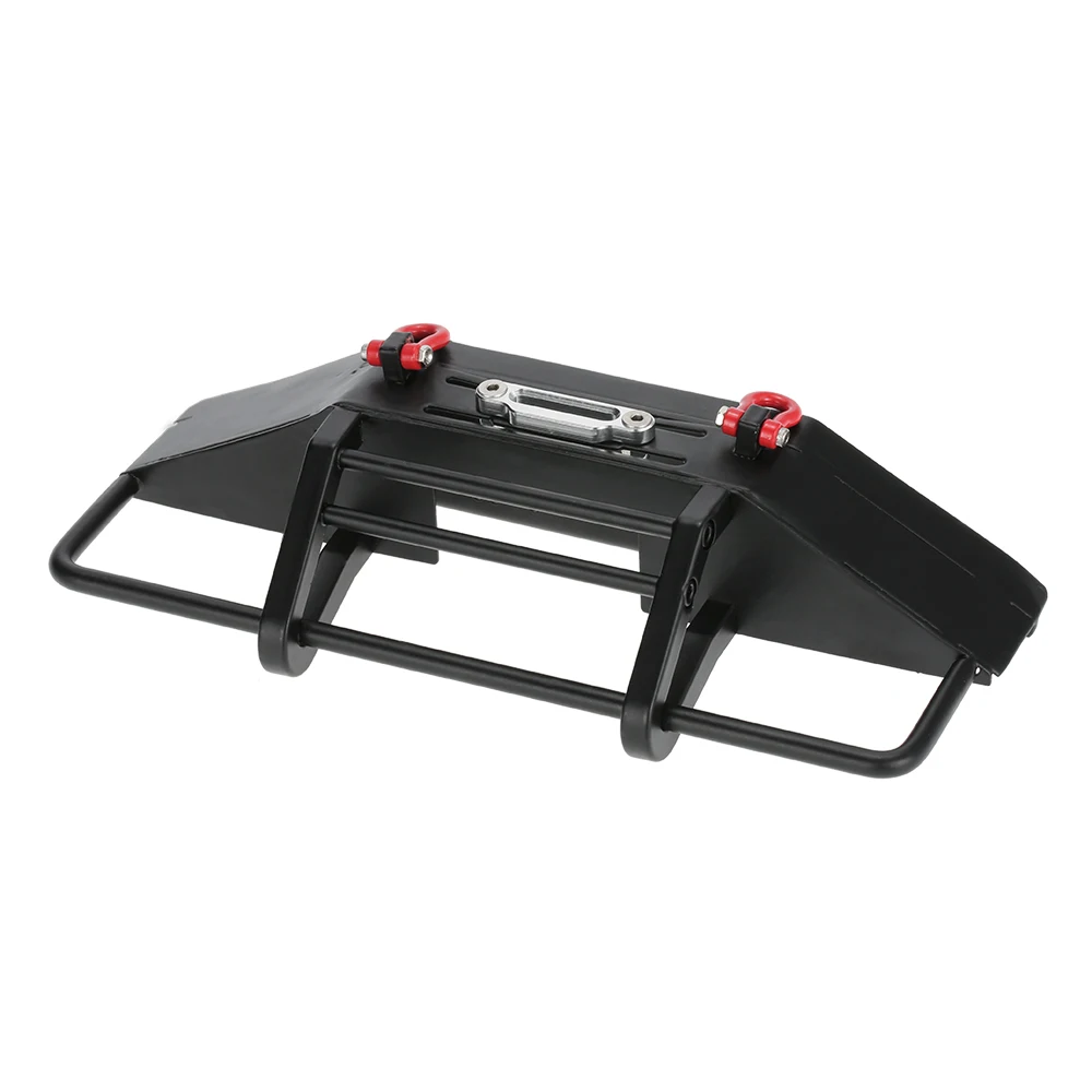 Metal Front Bumper with Trailer Buckle for 110 RC4WD D90 Axial SCX10 RC Rock Crawler (6)