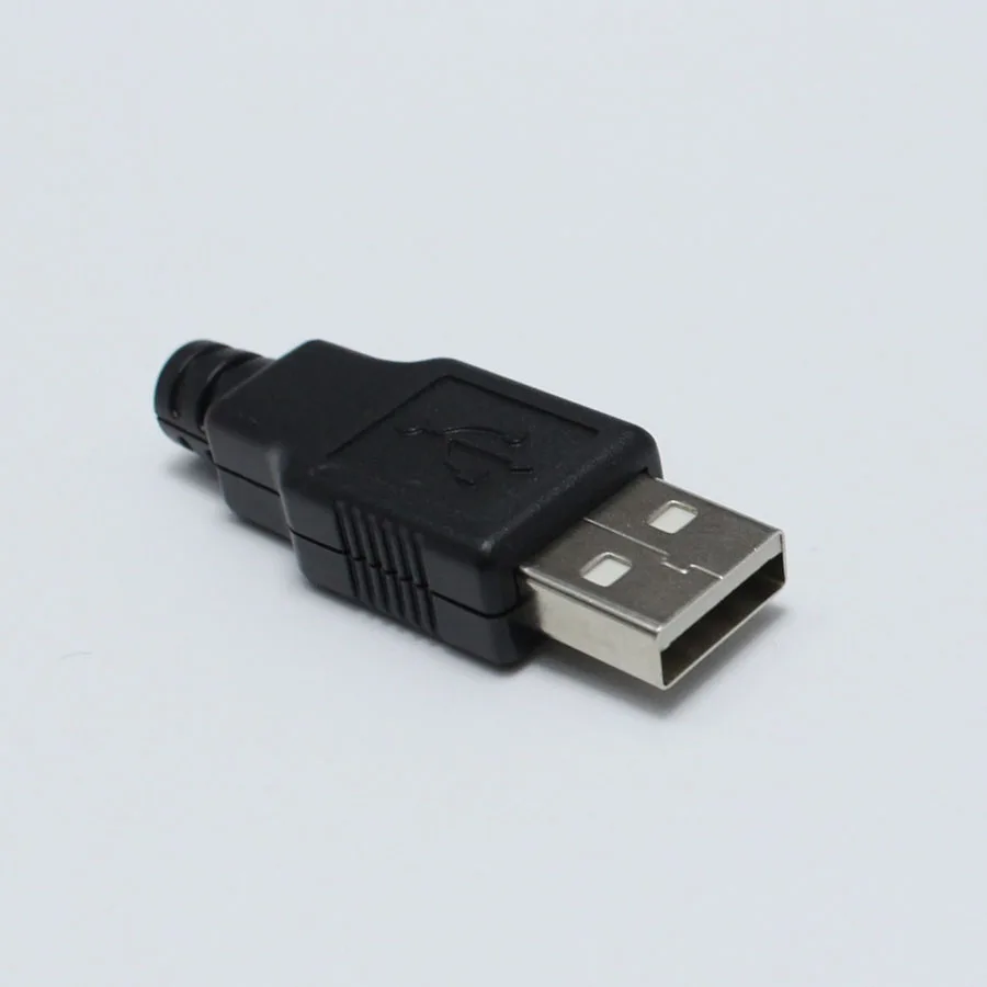 5 компл. DIY Micro usb тип A Тип сварки штекер разъем 3 в 1 разъем адаптер для OD 3,0 мм провода черный