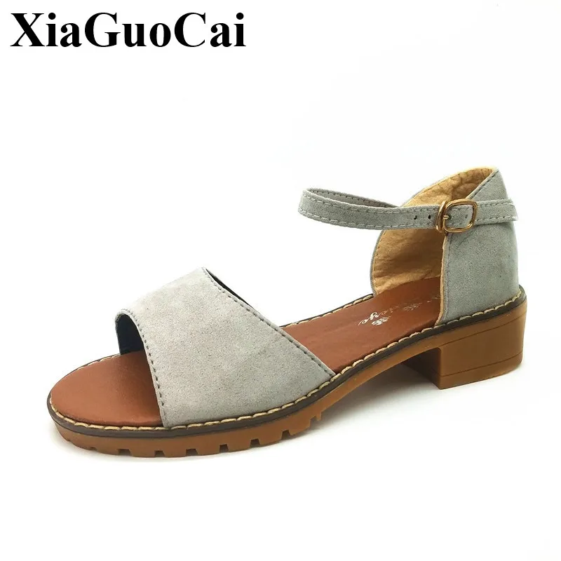 low heel comfortable sandals