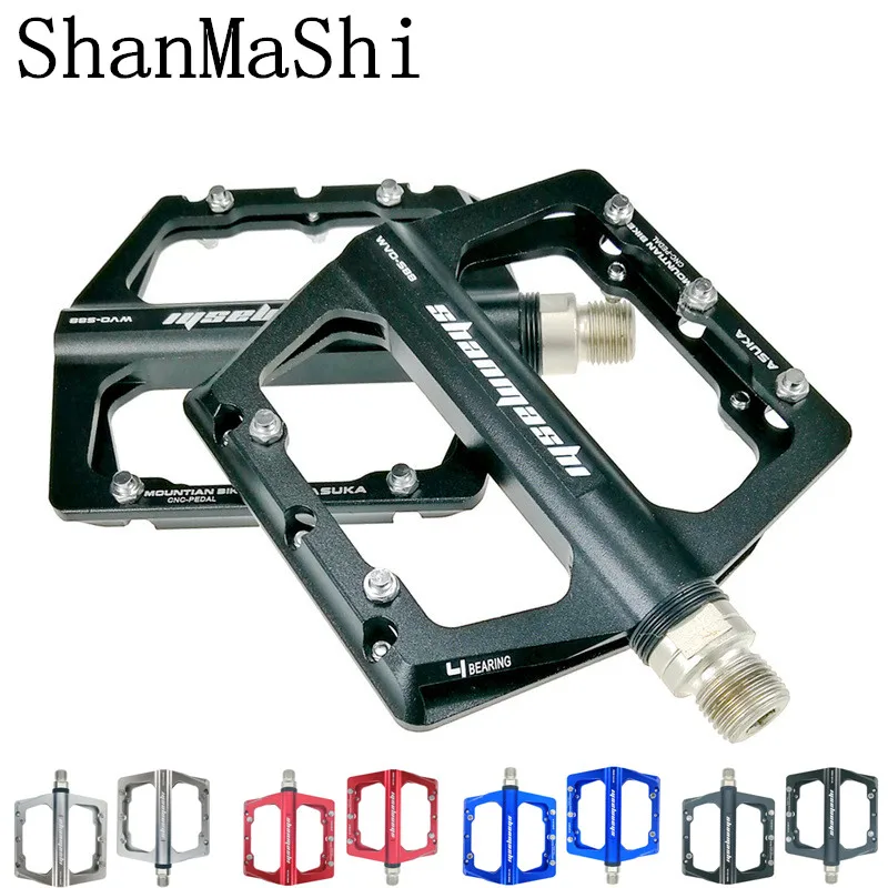 

Bicycle Pedal Aluminum Alloy Ultralight MTB/BMX Bike Pedal Sealed 4 Bearing Pedals Road Mountain Cycling Bicycle Parts