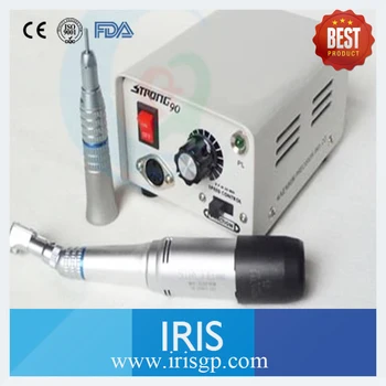 

Dental Lab Micromotor Hand piece High Speed 35000rpm Strong90 108E Micromotor Hand piece with Contra Angle And Straight Head