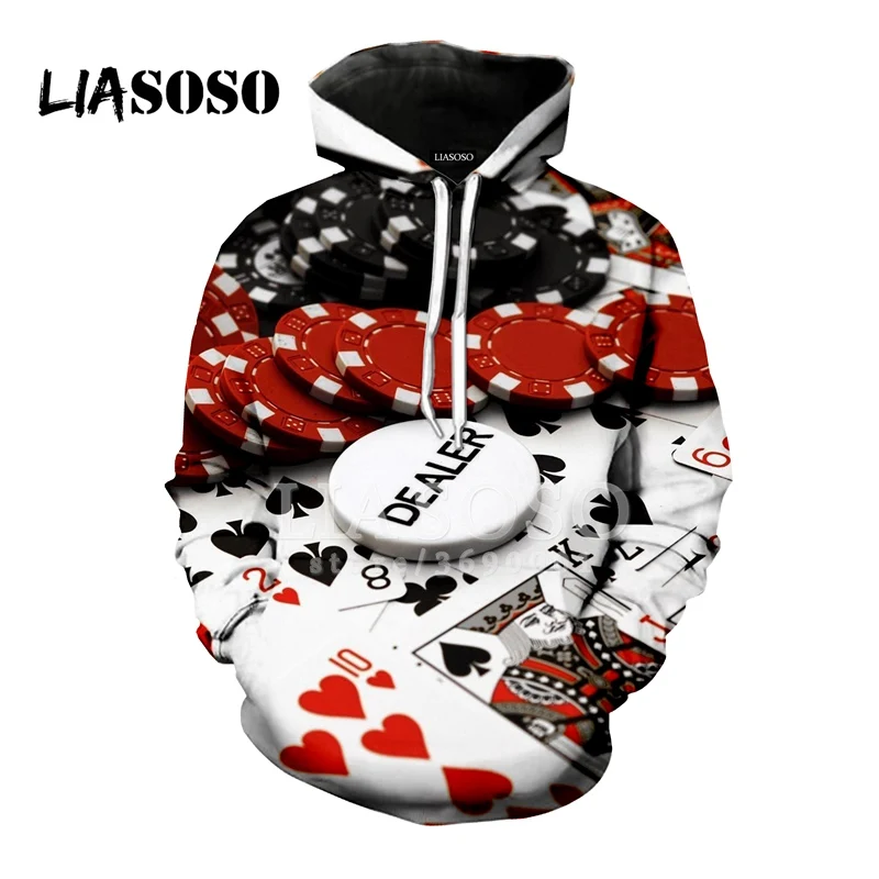 LIASOSO Новое поступление дизайн girm покер, игривая юбка для девочки, 3D принт Для женщин Для мужчин с капюшоном, худи, свитшоты, пуловеры в стиле Харадзюку в стиле «хип-хоп» X0694 - Цвет: 4
