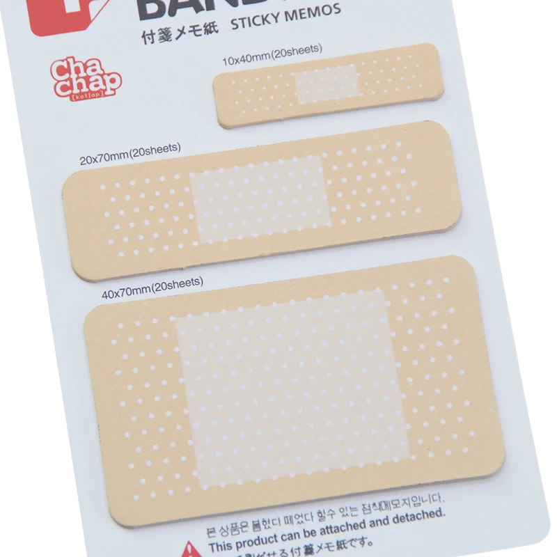 1 шт. Diy симпатичная повязка-помощь блокнот для заметок липкая заметка Kawaii бумажные наклейки блокноты для заметок креативная Корейская Канцелярия 1006